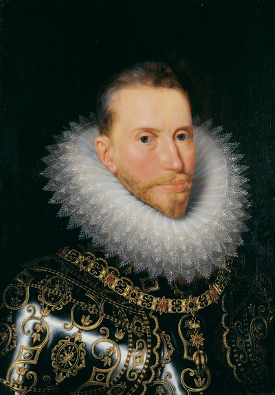 Arcyksiążę Albrecht, ok. 1601-20 (olej na desce) autorstwa Frans II (after) Pourbus