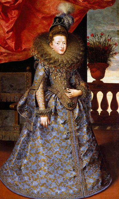 Portret Margherity Sabaudzkiej, autorstwa Fransa Pourbusa Młodszego, olej na płótnie autorstwa Frans II Pourbus
