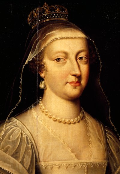 Portret Marii Anny z Austrii (San Lorenzo de El Escorial autorstwa Frans II Pourbus