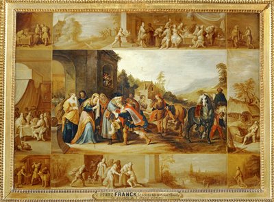 Przypowieść o synu marnotrawnym ... autorstwa Frans II the Younger Francken