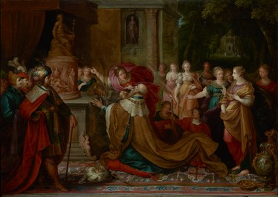 Bałwochwalstwo Salomona autorstwa Frans II the Younger Francken