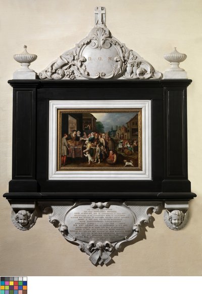 Siedem uczynków miłosierdzia (olej na desce) autorstwa Frans II the Younger Francken