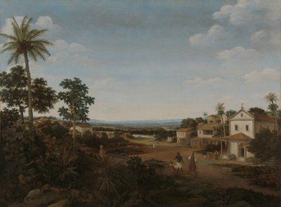 Krajobraz w Brazylii autorstwa Frans Post