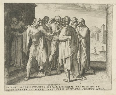 Destiny napomina tłum, aby się uspokoił Incestus (tytuł na obiekcie) Historia przeznaczenia (tytuł serii) autorstwa Frans Menton