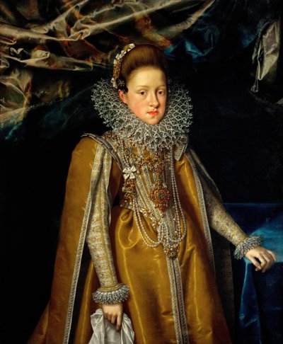 Portret arcyksiężnej Marii Magdaleny Austrii 1587-1631, wielkiej księżnej Toskanii, ok. 1604 autorstwa Frans Pourbus the Younger