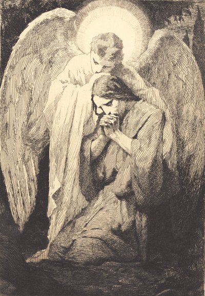 Chrystus w Getsemani autorstwa Frans Schwartz