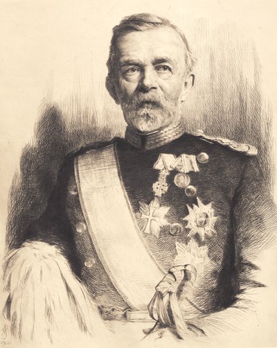 Portret generała dywizji L. Koefoed autorstwa Frans Schwartz