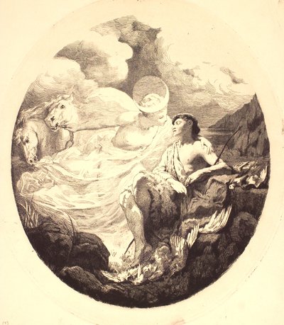 Selene i Endymion autorstwa Frans Schwartz