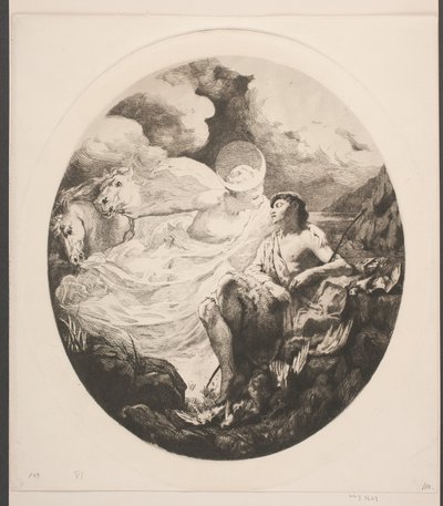 Selene i Endymion autorstwa Frans Schwartz