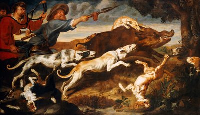 Polowanie na dzika autorstwa Frans Snyders or Snijders