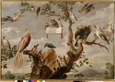 Ptasi koncert (olej na płótnie) autorstwa Frans Snyders