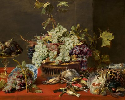 Martwa natura z winogronami i dziczyzną 1630. autorstwa Frans Snyders