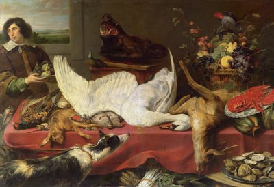 Martwa natura z łabędziem autorstwa Frans Snyders
