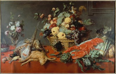 Martwa natura z koszem owoców autorstwa Frans Snyders or Snijders