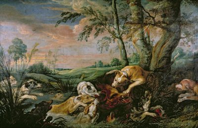 Polowanie na dzika autorstwa Frans Snyders or Snijders