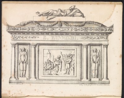 Relikwiarz Św. Rumbolda, 1825 autorstwa Frans Vervloet