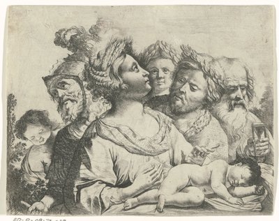 Ceres, Mars i Saturn (Cztery Wieki) autorstwa Frans van Mieris (II) (rejected attribution)