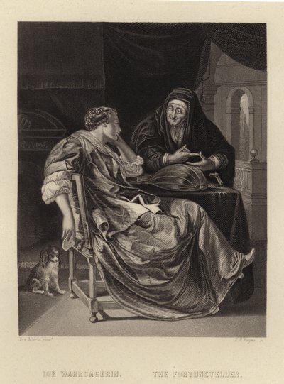 Wróżka autorstwa Frans van Mieris