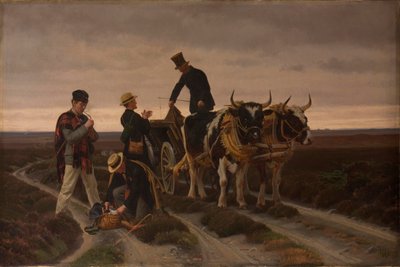 Wycieczka piesza. Jutlandia. autorstwa Frants Henningsen
