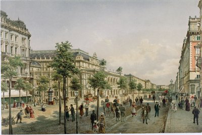 Wiedeńska Opera wkrótce po ukończeniu ... autorstwa Franz Alt
