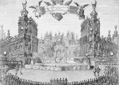 Proscenium dla Angeliki, Zwycięzca Alciny, 1716. autorstwa Franz Ambros Dietel