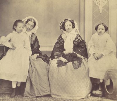 Elise Höusermann, Hermine, Marie i Marie Antoine, lata 50. i 60. XIX wieku. autorstwa Franz Antoine