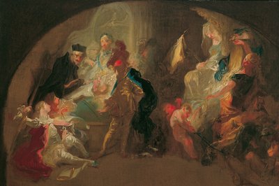 Alegoria edukacji kawalera autorstwa Franz Anton Maulbertsch