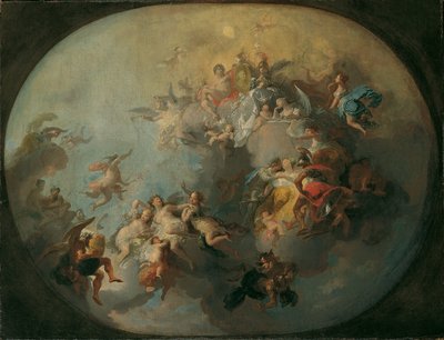 Alegoria królewskiego małżeństwa autorstwa Franz Anton Maulbertsch