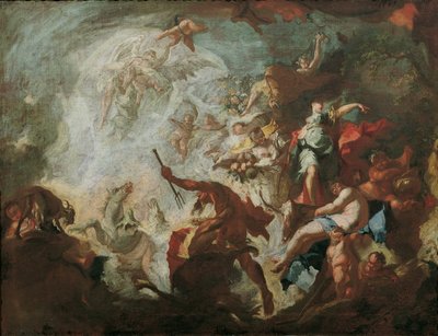 Alegoria Złotego Wieku autorstwa Franz Anton Maulbertsch