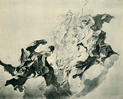 Alegoria Wiary, Sprawiedliwości i Malarstwa, 1758-1759, 1943. autorstwa Franz Anton Maulbertsch