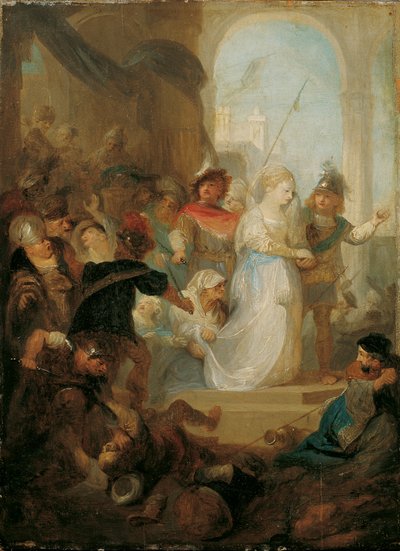 Estera i Hatach autorstwa Franz Anton Maulbertsch