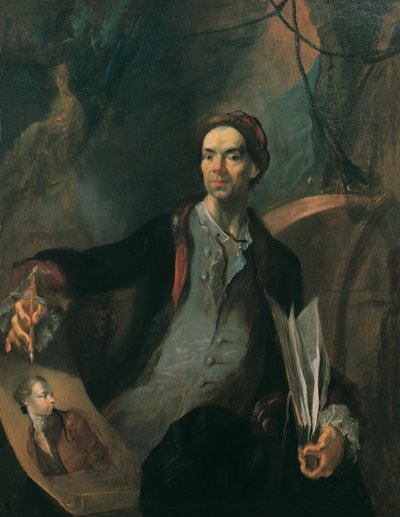 Autoportret, ok. 1767 r. autorstwa Franz Anton Maulbertsch