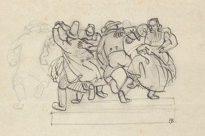 Studiuj na ulgę z tańczącymi chłopami autorstwa Franz Barwig d. Ä.