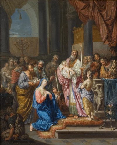 Ofiarowanie w świątyni autorstwa Franz Christoph Janneck