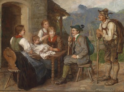 Salon-Tiroler autorstwa Franz Defregger