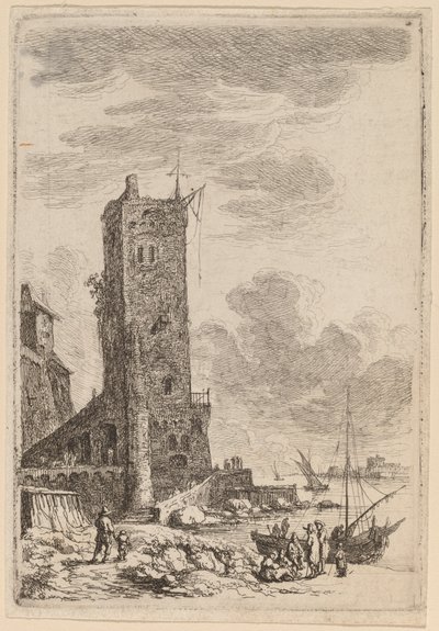 Port w Livorno autorstwa Franz Edmund Weirotter