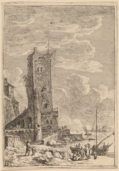 Port w Livorno autorstwa Franz Edmund Weirotter