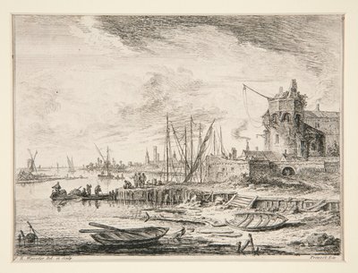 Widok na port #9 autorstwa Franz Edmund Weirotter