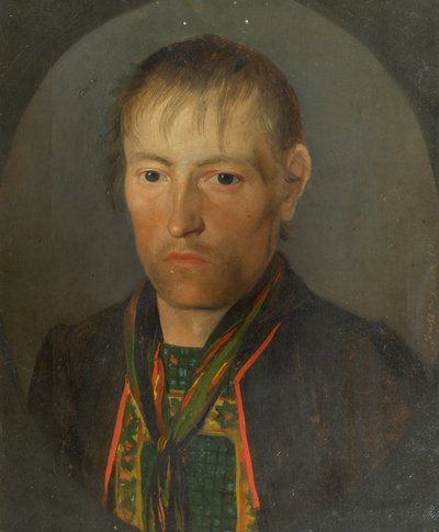 Portret chłopa autorstwa Franz Gasser