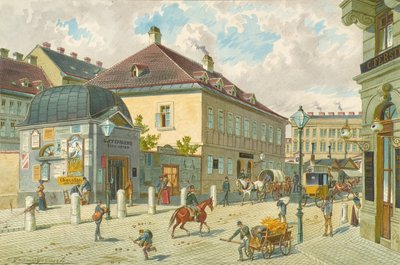Linia Mariahilfer w Wiedniu autorstwa Franz Gerasch