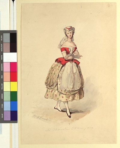 Ida Schuselka-Brüning w roli wiejskiej dziewczyny w filmie „Maria, córka pułku” autorstwa Franz Gerasch