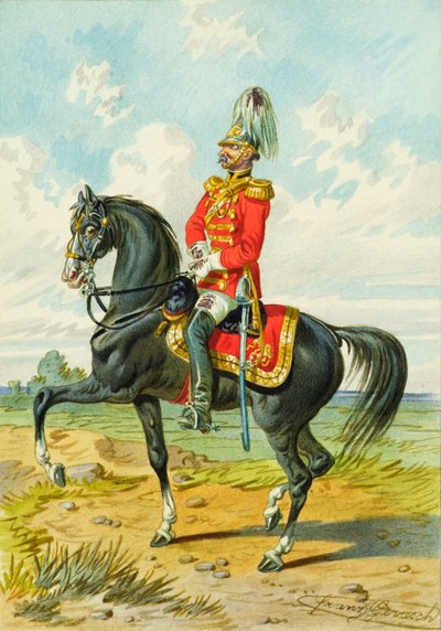 żołnierz na koniu autorstwa Franz Gerasch