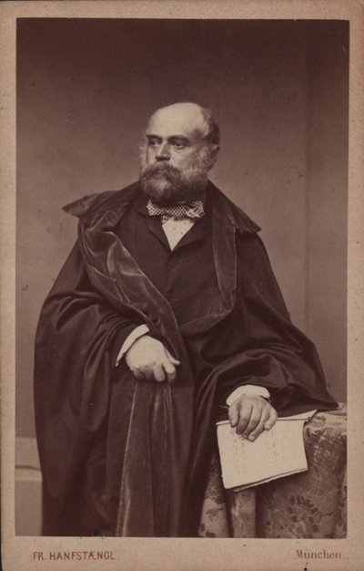 Portret pianisty i kompozytora Adolpha von Henselta 1814-1889, ok. 1860. autorstwa Franz Hanfstaengl