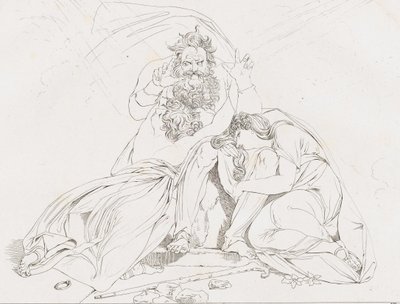 Der Tod des Oedipus Śmierć Edypa, 1806. autorstwa Franz Hegi