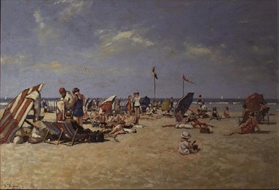 Opalanie się autorstwa Franz Helfferich