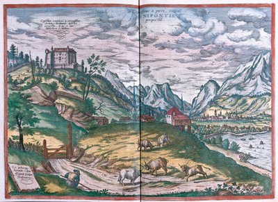 Innsbruck, Austria (grawerowanie autorstwa Franz Hogenberg