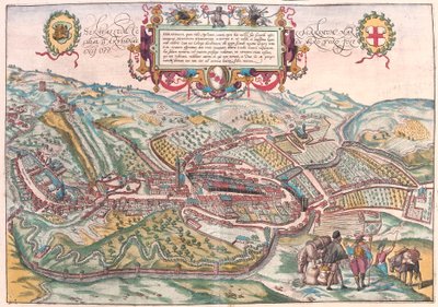 Serravalle, Vittorio Veneto (Treviso), Włochy (grawerowanie autorstwa Franz Hogenberg