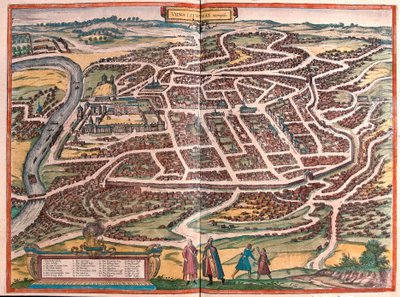 Wilno, Litwa (rycina autorstwa Franz Hogenberg