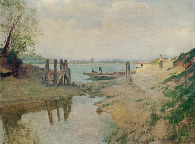 Nad Dunajem w pobliżu Greifenstein autorstwa Franz Horst