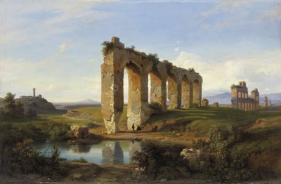 Akwedukt Claudio, 1850 autorstwa Franz Jnr Knebel